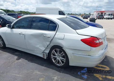 2012 Hyundai Genesis 3.8 z USA, uszkodzony, nr VIN KMHGC4DD9CU189721